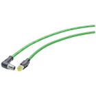 SIEMENS - Cable preconfeccionado SIMATIC NET 2m TP CORD M12-90/M12-180 IE flexible preconectorizado con 2 conectores M12 (codificado X)