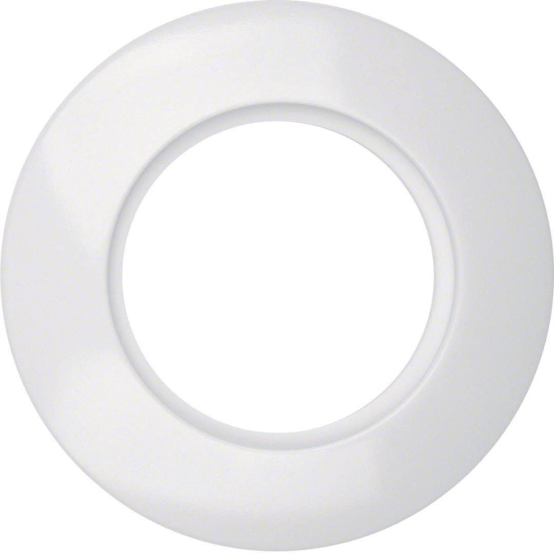HAGER - Marco de 1 elemento, blanco polar