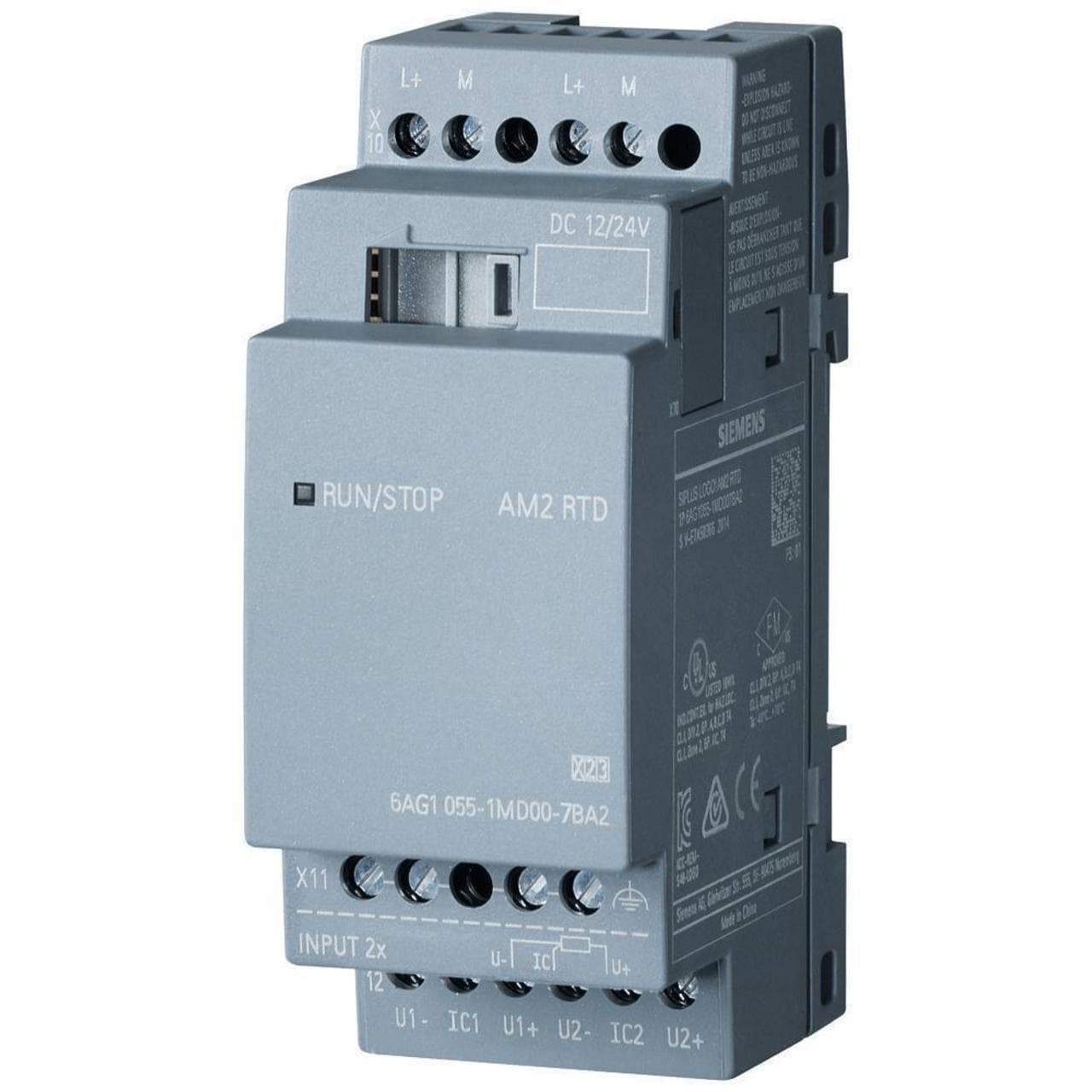 SIEMENS - Módulo de expansión SIPLUS LOGO AM2 RTD -40 ... 70°C arranque -25°C con revestimiento 6ED1055-1MD00-0BA2