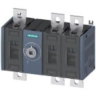 SIEMENS - Seccionador 200A tamaño 3 3 polos frontal centro conexión plana
