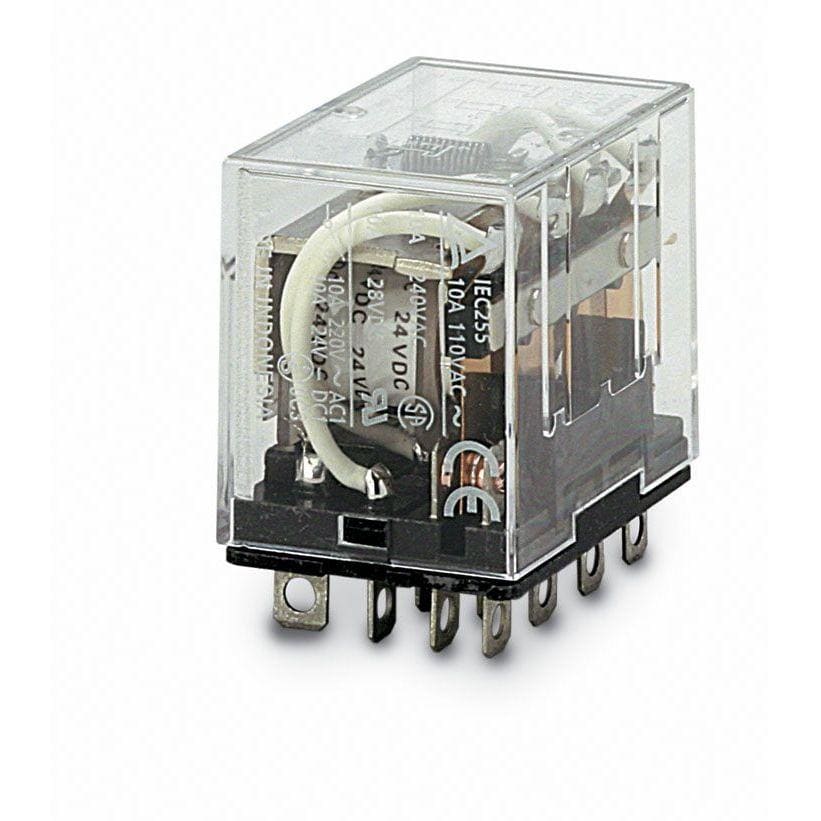 OMRON - Relé 4PDT 10A enchufable/soldar