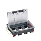 LEGRAND - Cajas de suelo. Marco y tapa de metal para suelo hormigón. 12 mód. Horizontal