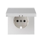 SIMON - Tapa para enchufe schuko IP44 blanco mate Simon 360