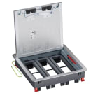LEGRAND - Cajas de suelo. Marco y tapa de metal para suelo hormigón. 24 mód. Horizontal