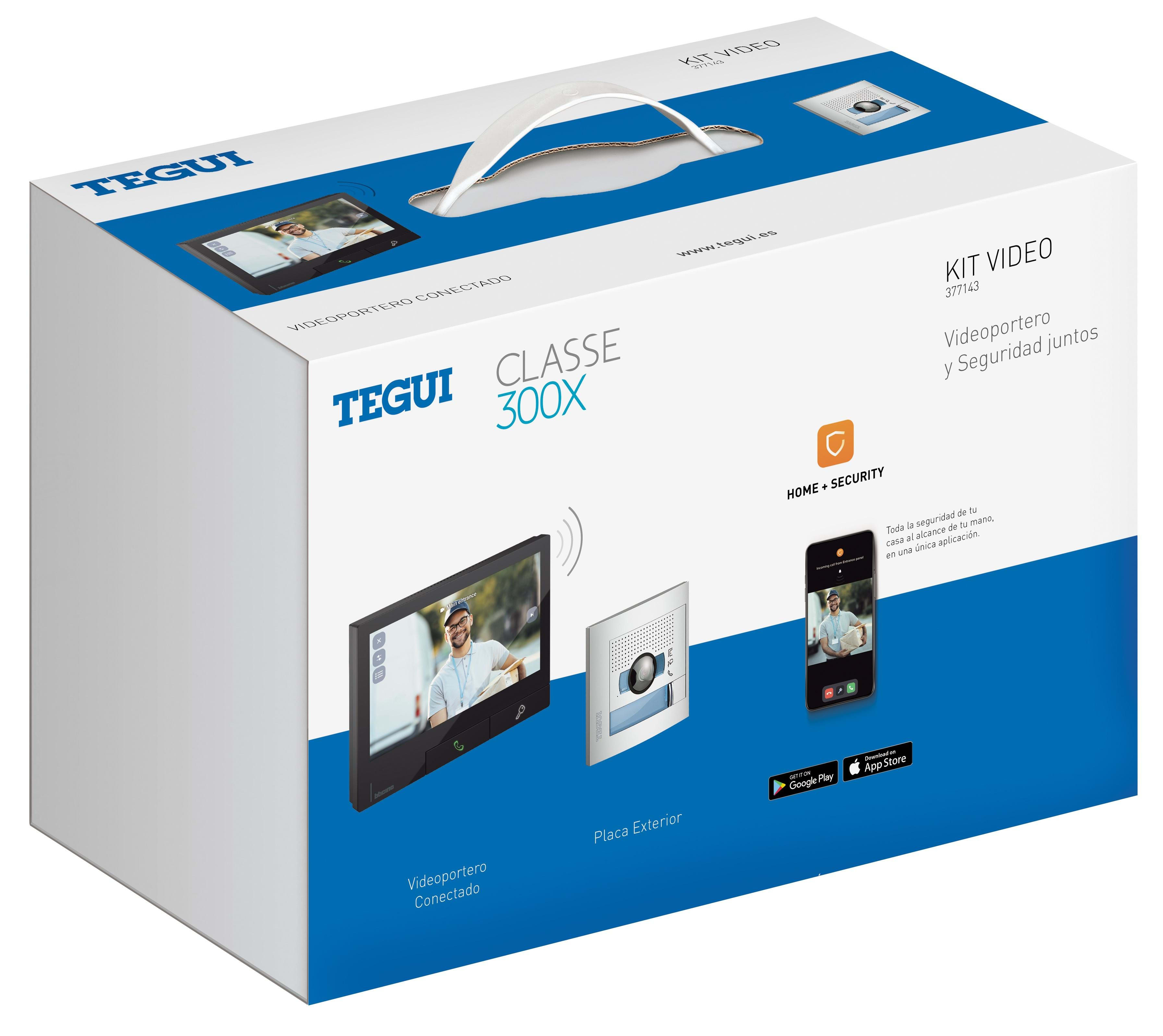 TEGUI - Kit 2 hilos, Classe 300X New acabado Dark y placa exterior Sfera New