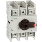 Schneider Electric - Disconnect switch, TeSys VLS, body switch, 60A, 40HP at 480VAC, UL98, three phase, 50kA SCCR, size 2, DIN rail mount