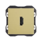 SIMON - Conector HDMI 2.0 4K hembra-hembra bronce Simon 270