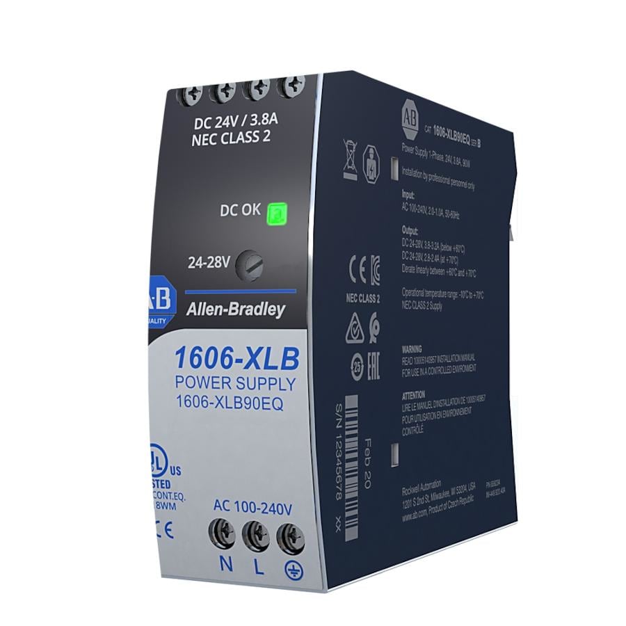 ROCKWELL - FUENTE DE ALIMENTACION XLB 90W 24VDC 3.8A 1606-XLB