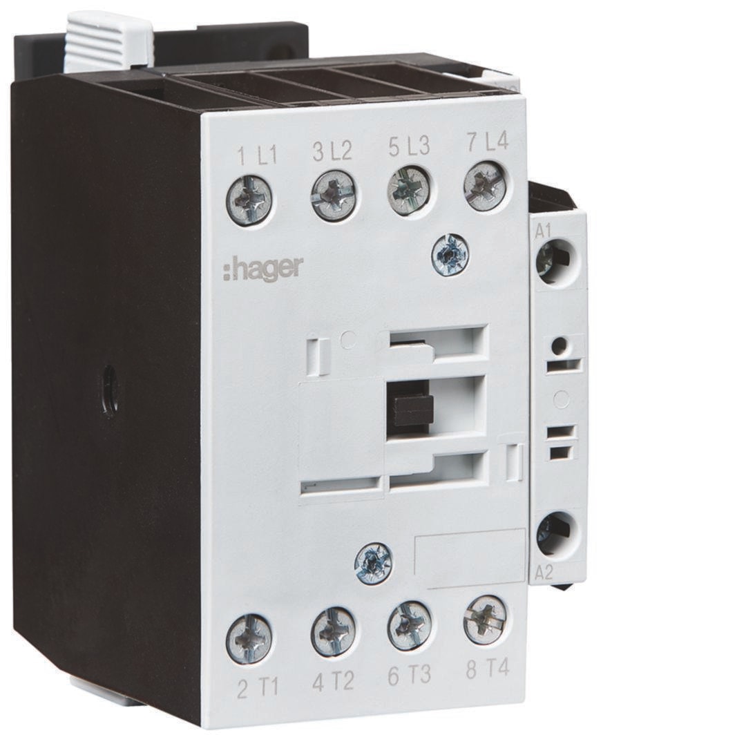 HAGER - Contactor 4P+1NA 45A AC1 230VAC
