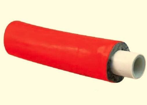 GIACOMINI - Tubo aislado multicapa 20x2 rojo PEX-AL-PEX 6mm