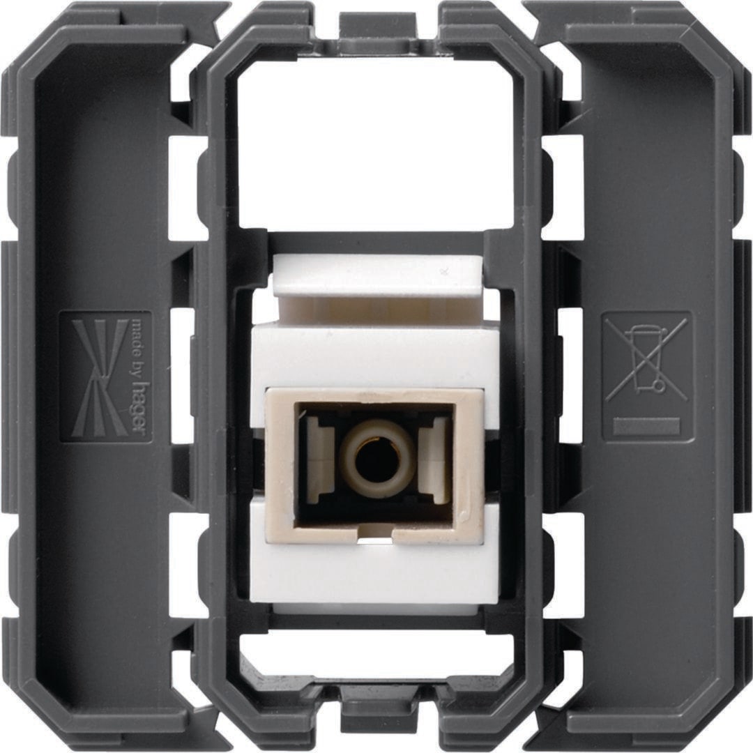 HAGER - GALLERY TOMA FIBRA OPTICA CONECTOR SC