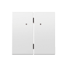 SIMON - Tecla doble Serie 360 36000025-190 para mecanismos con visor blanco