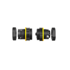 TEKOX - Conector H para montaje en panel 2P+T 0,5-2,5mm² IP68