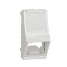 Schneider Electric - Carátula toma RJ45 inclinada 1 modulo polar