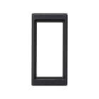 SIMON - Placa SIMON K45 1/2 mecanismo para 1 conector H-M 3P gris grafito