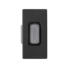SIMON - Placa SIMON K45 1/2" mecanismo con 1 conector tipo A H-H gris grafito