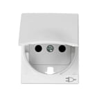 SIMON - Tapa articulada enchufe SIMON 82 CENTRALIZACIONES 2P schuko con seguridad blanco