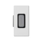 SIMON - Placa SIMON K45 1/2" mecanismo con 1 conector tipo A H-H blanco nieve