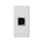 SIMON - Placa SIMON K45 1/2 mecanismo con 1 conector USB tipo B