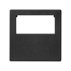 SIMON - Placa SIMON K45 para 1 conector rápida M-H 3P gris grafito