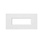 SIMON - Placa SIMON K45 para 1 conector rápida M-H 5P blanco nieve