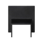 SIMON - Placa SIMON K45 para entrada canal de 20x30mm para OFIBLOCK PLUS gris grafito