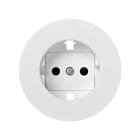 SIMON - Tapa enchufe SIMON 88 2P+TT schuko con seguridad blanco nieve