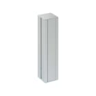 SIMON - Minicolumna SIMON K45 80x80mm 345mm con 2 caras y 7 mecanismos aluminio anodizado