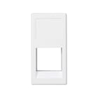 SIMON - Placa SIMON K45 sin guardapolvo con 1 conector ORTRONICS blanco