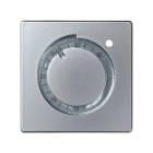 SIMON - Tapa SIMON 82 para termostato empotrar aluminio mate