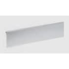 SIMON - Tapa frontal SIMON CANALIZACIÓN para minicanal 65x40mm aluminio anodizado