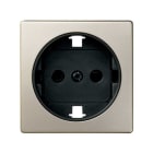 SIMON - Tapa enchufe SIMON 82 2P+TT lateral+seguridad cava