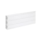 SIMON - Canal SIMON CANALIZACIÓN 185x55mm con 3 compartimentos PVC blanco nieve