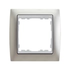 SIMON - Marco SIMON 82 con 1 elemento aluminio mate/zócalo aluminio