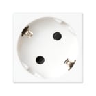SIMON - Base SIMON K45 schuko con embornamiento por tornillo y obturador de protección nieve