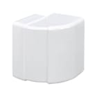 SIMON - Angulo exterior variable SIMON CANALIZACIÓN 90x55mm blanco nieve