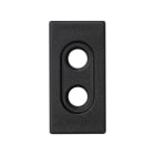 SIMON - Placa SIMON K45 mecanismo para 2 conectores RCA gris grafito