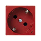 SIMON - Base SIMON K45 schuko con embornamiento por tornillo y piloto rojo