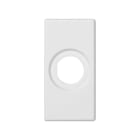 SIMON - Placa SIMON K45 para 1 conector s-video blanco nieve