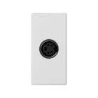 SIMON - Placa SIMON K45 1/2 mecanismo con 1 conector s-vídeo H blanco nieve