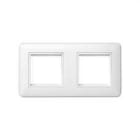 SIMON - Marco SIMON K45 con bastidor doble blanco nieve