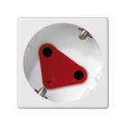 SIMON - Base SIMON K45 schuko con embornamiento rápido obturador de seguridad nieve