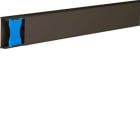 HAGER - Minicanal Ateha en PVC de 20x50mm longitud 2m color marrón (RAL 8014)
