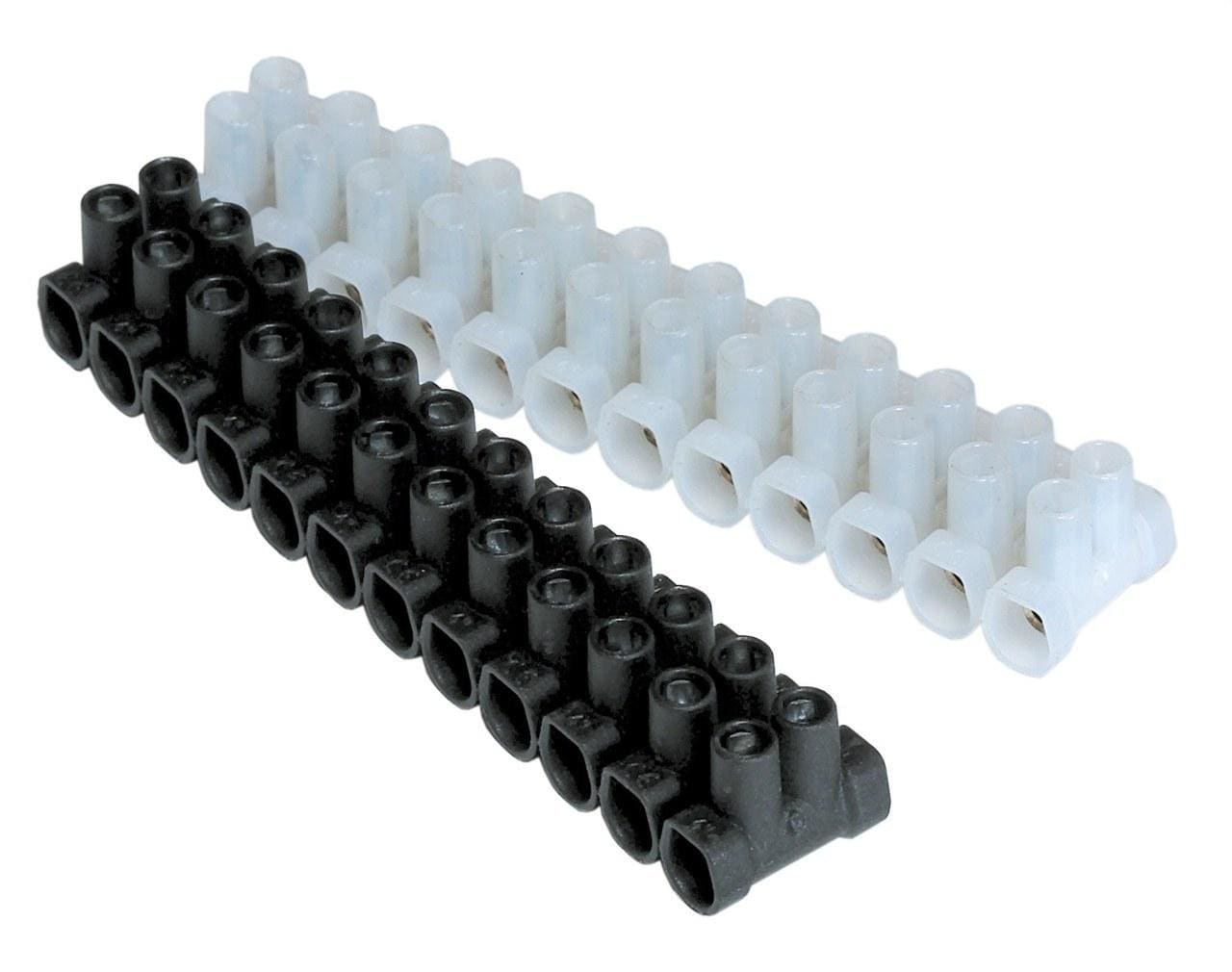 TEKOX - Regleta para el profesional estándar 12P capacidad de conexión 6mm² negra