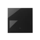 SIMON - Kit frontal SIMON 100 con 1 elemento interruptor regulable IO negro brillante