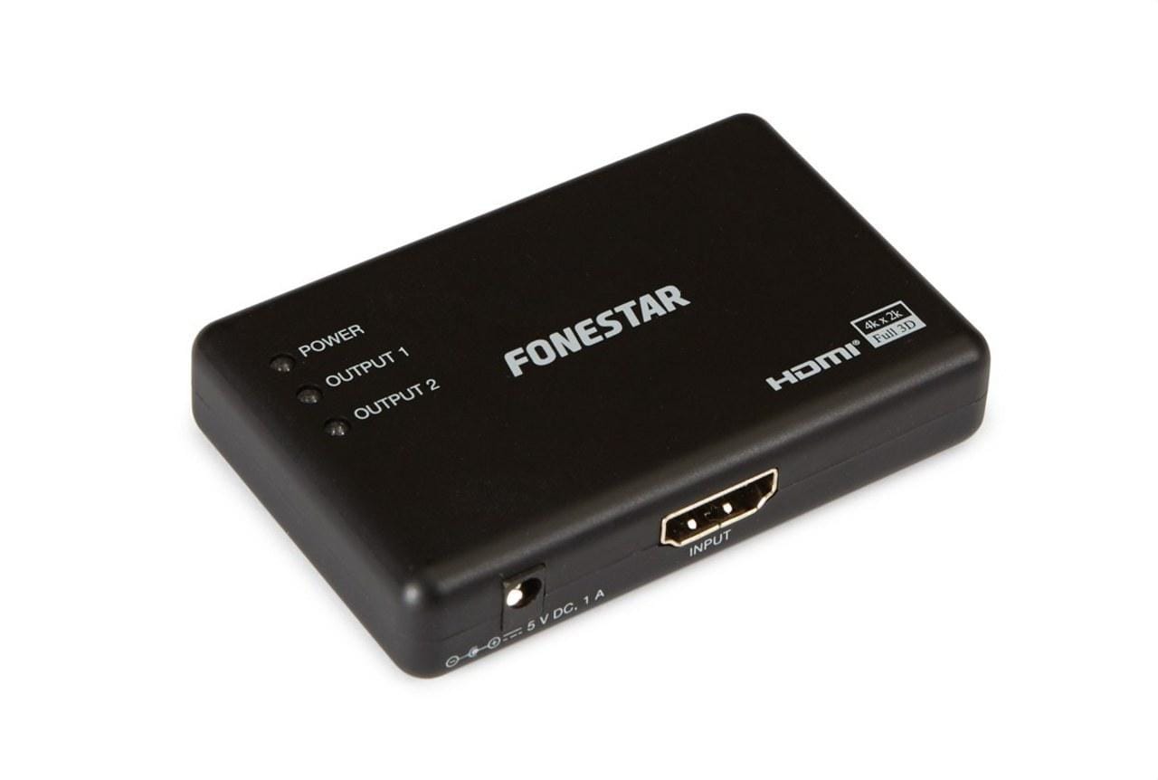FONESTAR - Distribuidor HDMI 1x2 UHD 4K@30Hz HDMI 1.3b