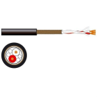 FONESTAR - Cable blindada 2 conductor trenzado negro (rollo 100m)