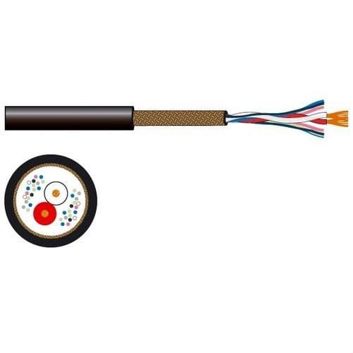 FONESTAR - Cable profesional 2 conductor cubierta 6mm (rollo 100m)