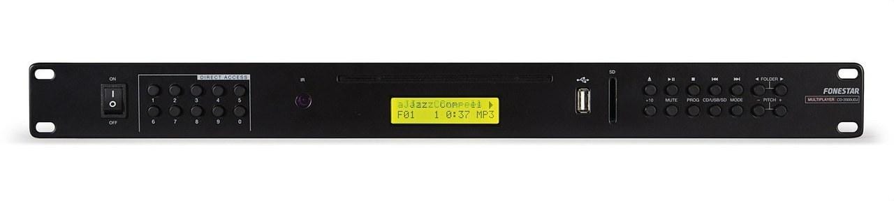 FONESTAR - Reproductor CD-2000UDJ CD / USB / SD / mp3