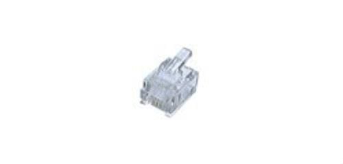 FONESTAR - Juego conectores modular RJ11 4C (granel 100 unidades)